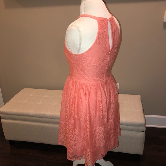 Maggy London Eyelet Dress Size 8 - Picture 2 of 8